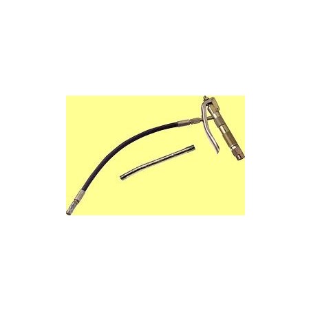 Pistolet avec flexible/rigide et raccord tournant simple droite 