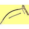 Pistolet avec flexible/rigide et raccord tournant simple droite 
