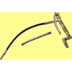 Pistola a tubo salida flexible/rígido con articulación triple