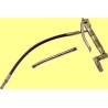 Gun with flexible/rigid delivery tube