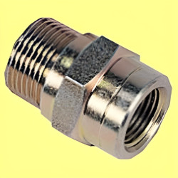 Raccord 3/8”G x 1/4” NPT M/F 