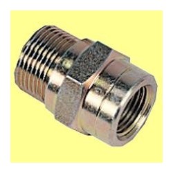 Nipples 1/4”G x 1/4” NPT connections M/F. 