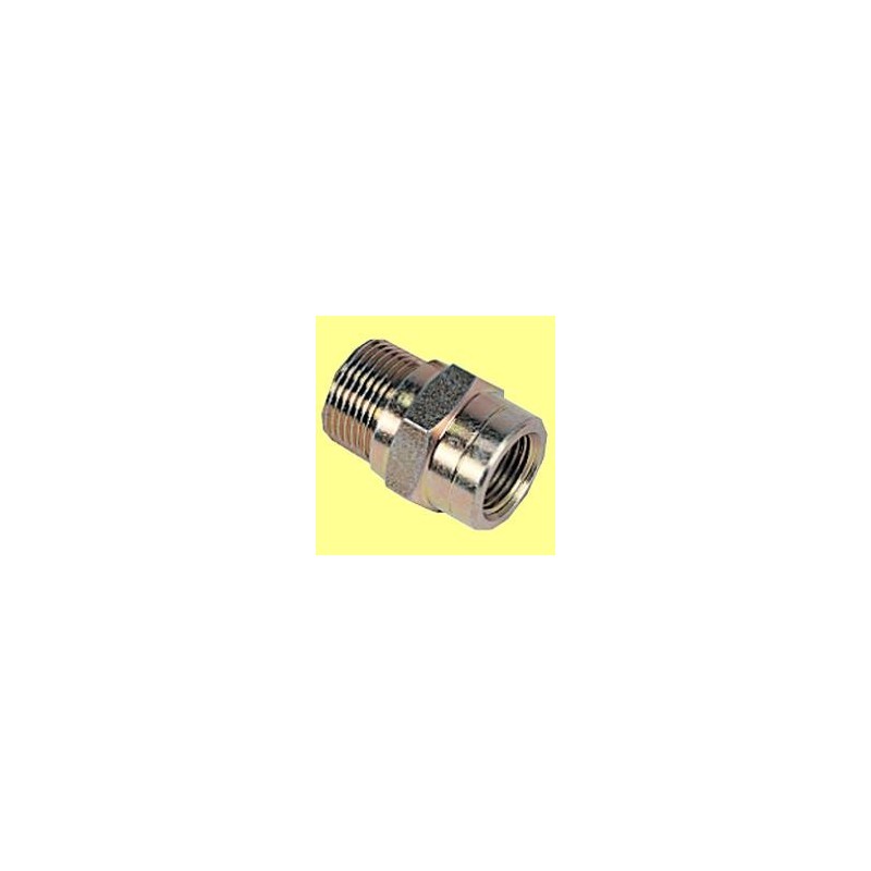 Nipples 1/4”G x 1/4” NPT connections M/F. Nipples 1/4”G x 1/4” NPT connections M/F.