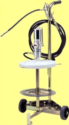Grease pump for drums with outside Ø from 260 to 310 mm. 