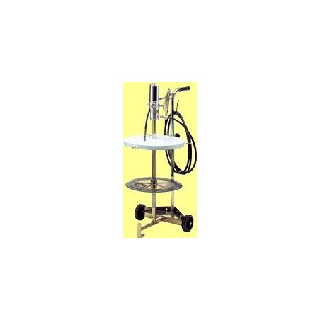 Grease pump for drums with outside Ø from 340 to 385 mm. 