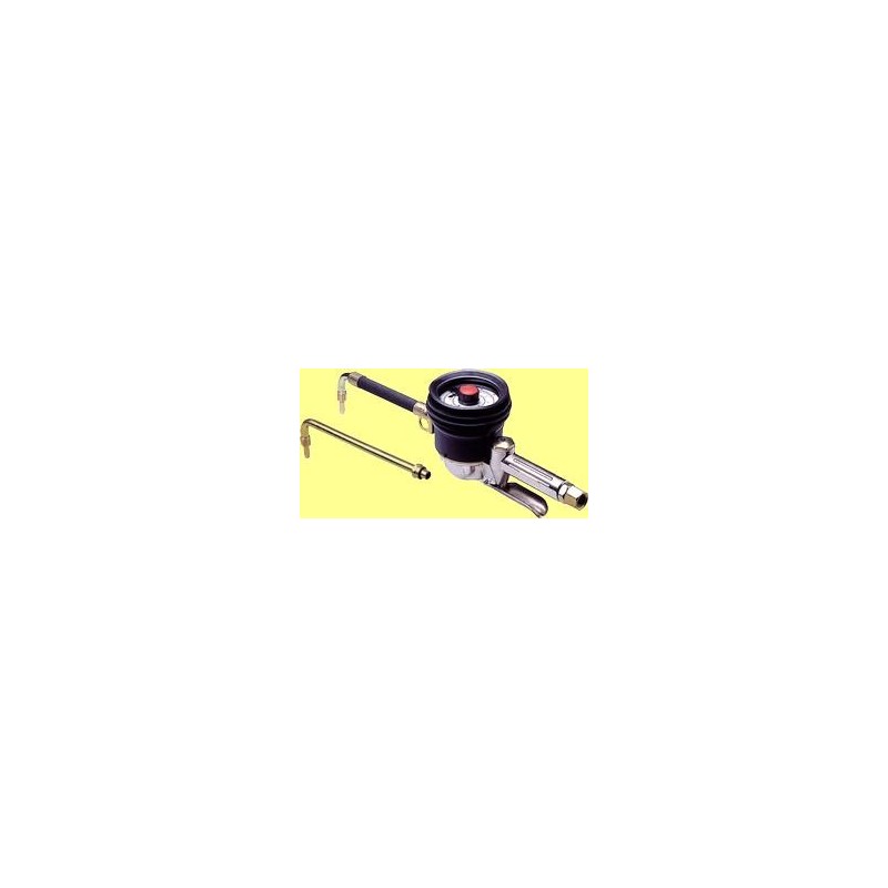 Oil and/or antifreeze mechanical meter gun. 