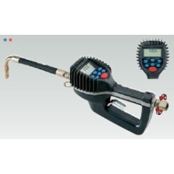 Digital dispensing oil gun with preselection,