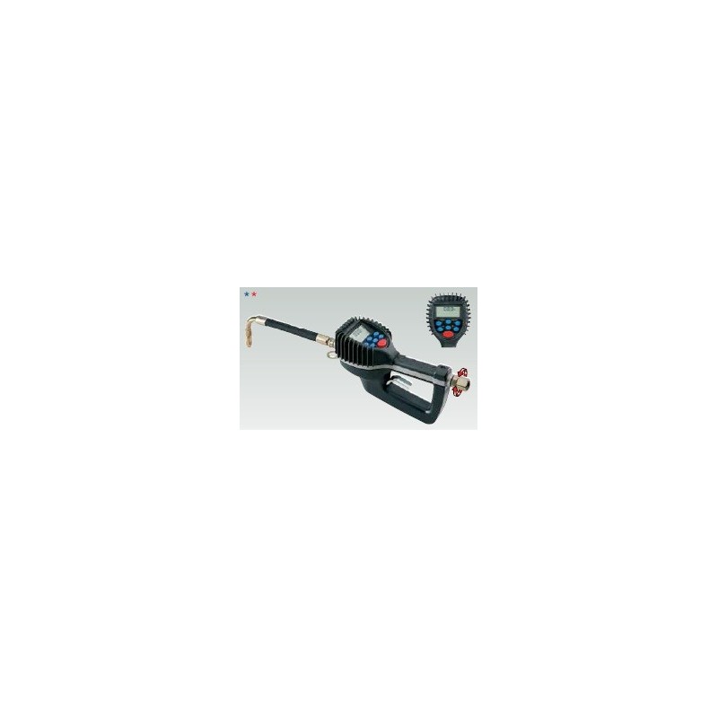 Digital dispensing oil gun with preselection, Digital dispensing oil gun with preselection,