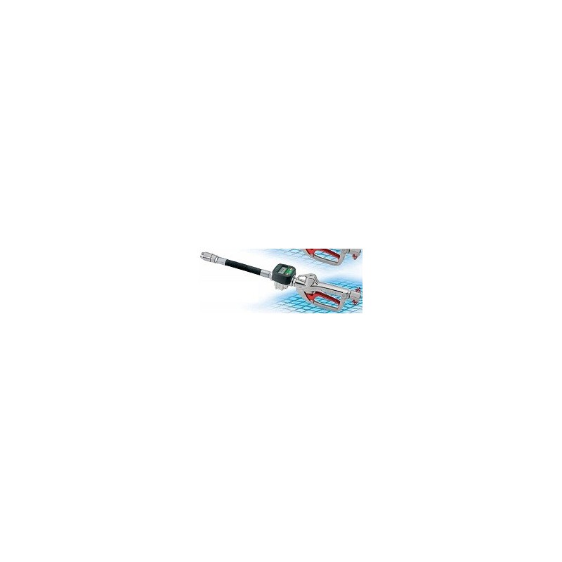 High delivery oil gun grip with digital litre-counter Art. 37781