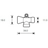 Distribuidor-T 1/4"