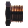 Hexagonal closing cap 1/8"