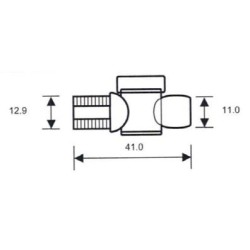 Grifo de parada NPT RE 1/4"