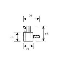 Imán para fijación magnética 1/4"