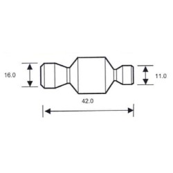 Válvula de retención 1/4"