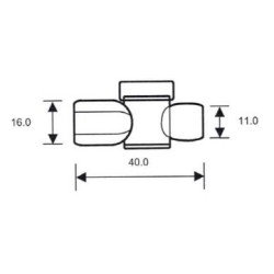 Grifo de parada RI 1/4"