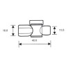 Robinet d´arret FI 1/4"