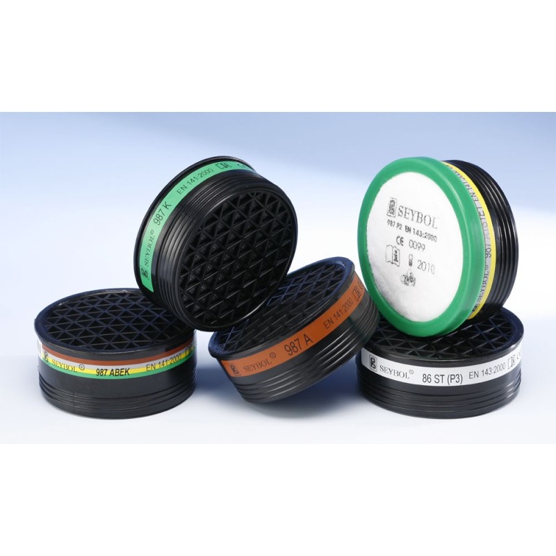 Filtro vapores orgánicos, disolventes y partículas - 987 A1P2 NR Filtro vapores orgánicos, disolventes y partículas - 987 A1P2 NR