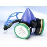 Mask Respirator II caoutchouc noir - Norme Harnais 