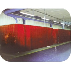 Cortina SOLDADURA -  ROJA 