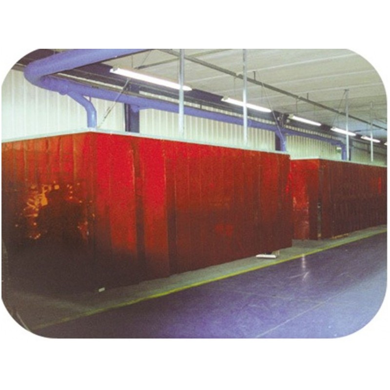 Cortina SOLDADURA -  ROJA  Cortina SOLDADURA -  ROJA