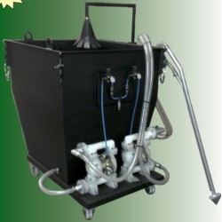 Extractor de abrasivo portátil