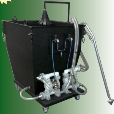 Extractor de abrasivo portátil