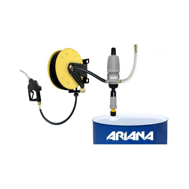 Systeme de bobine de tuyau avec buse Systeme de bobine de tuyau avec buse