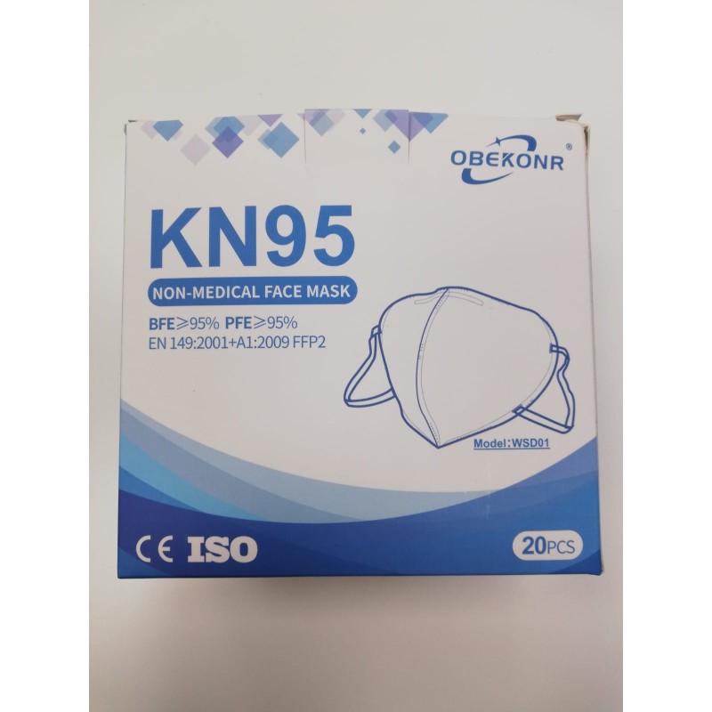 Masque KN95 - FFP2, boîte 20 unités Masque KN95 - FFP2, boîte 20 unités