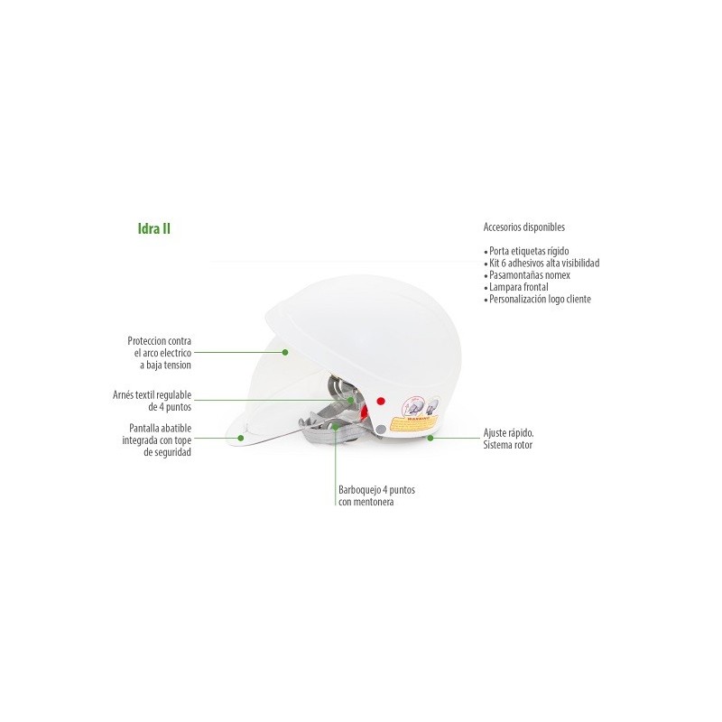 Helmet IDRA II , white Helmet IDRA II , white