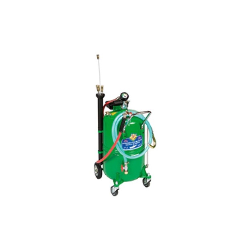 Waste oil drainer with 65-litre wheel-mounted tank Waste oil drainer with 65-litre wheel-mounted tank