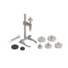 Brake and clutch bleeding device without plugs