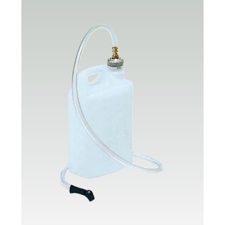 Brake fluid recovery tank. 