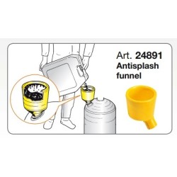 Anti-splash funnel. 
