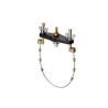 Universal adjustable bridle for stoppers to pressure