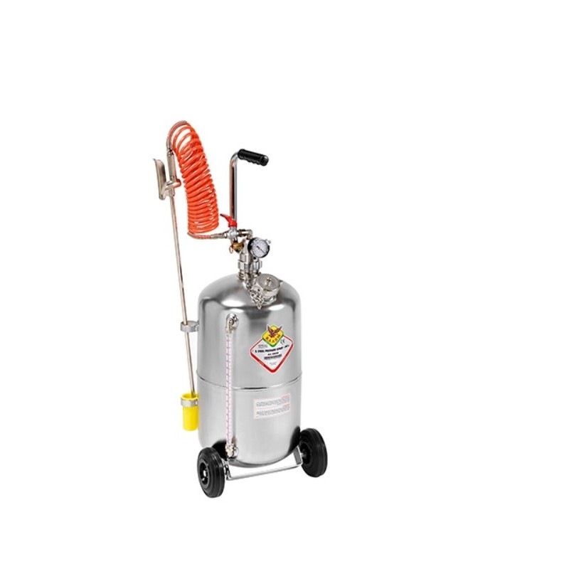 Pulverizador INOX, depósito carro 24 litros Pulverizador INOX, depósito carro 24 litros