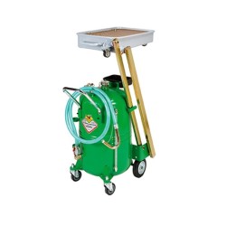 Recuperador/aspirador de aceite usado a pantógrafo universal