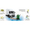 Récupérateur/aspirateur d’huile usée à pantographe universel pour camions,  115 litres