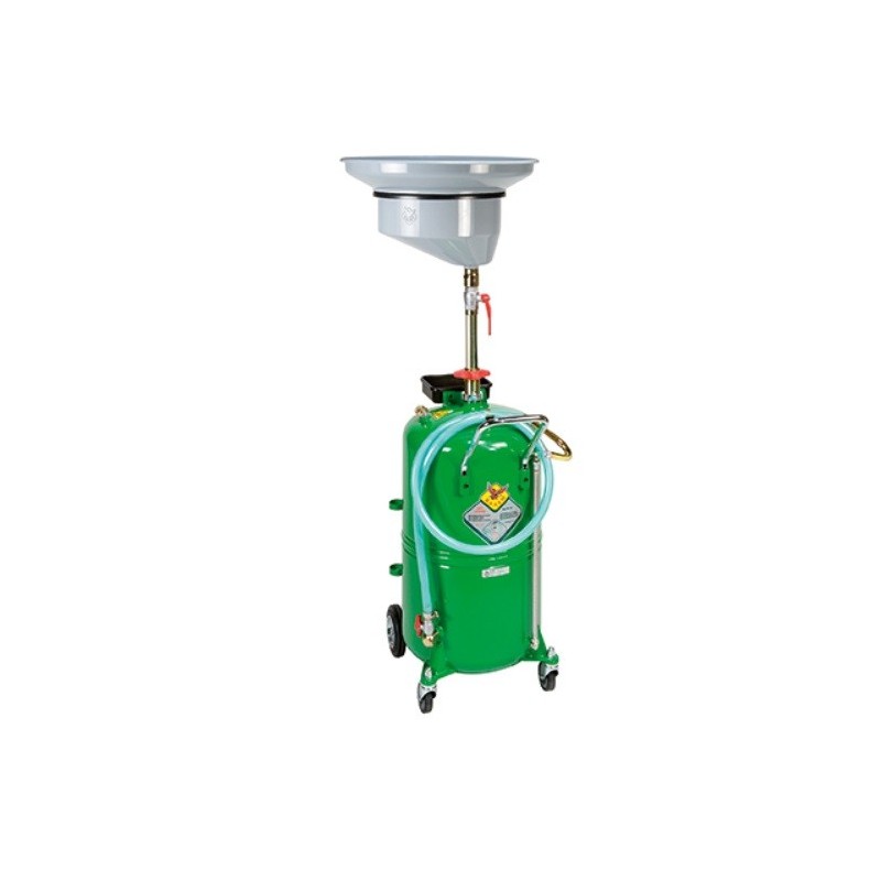 Récupérateur d’huile usée avec bac latéral et réservoir mobile de 90 l Récupérateur d’huile usée avec bac latéral et réservoir mobile de 90 l