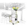 Récupérateur d’huile usée pour tonnelet récipients de 20/60 kg 