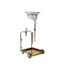 Waste oil drainer for drums composed of art. 80200 Trolley for 180/220 kg drums. 