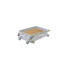 Récupérateur d’huile usée sur sol 