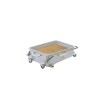 Floor-mounted waste oil drainer