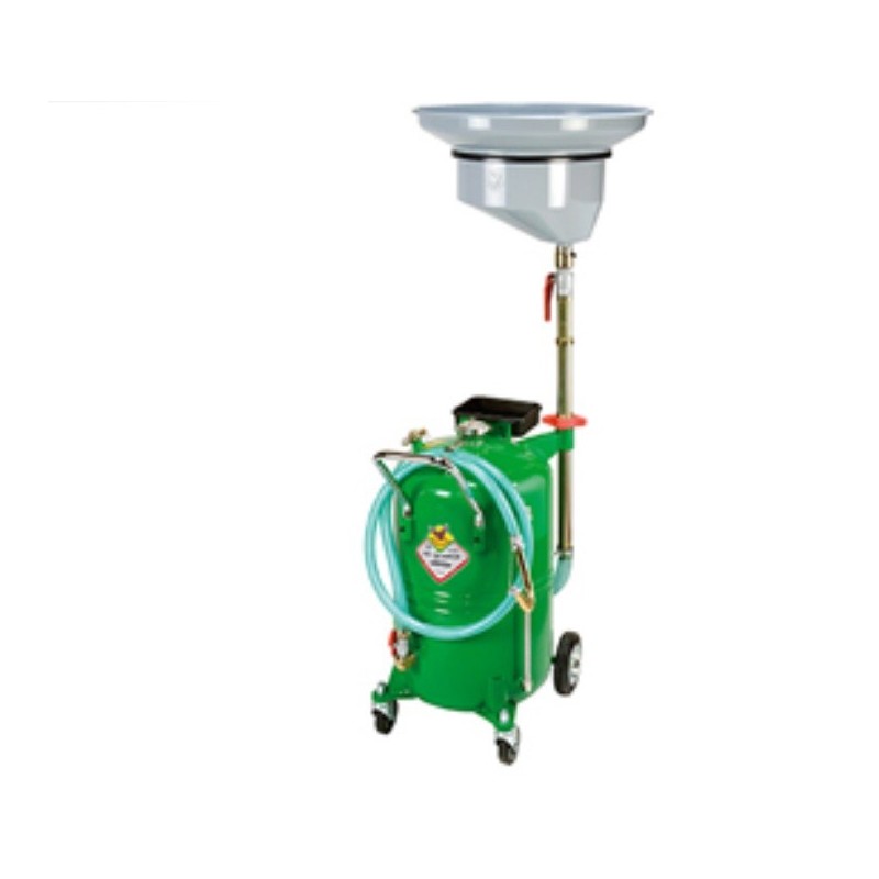 Récupérateur d’huile usée avec bac latéral et réservoir mobile de 90 l Récupérateur d’huile usée avec bac latéral et réservoir mobile de 90 l
