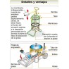 Portable, high-pressure hand-operated grease pump