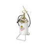 Portable, high-pressure hand-operated grease pump