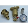 Kit filtro + regulador presión + manómetro + válvula antirretorno Kit filtro + regulador presión + manómetro + válvula antirretorno