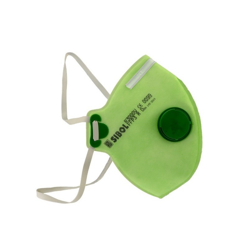 Mascarilla auto filtrante plegada R3000 P3DV Mascarilla auto filtrante plegada R3000 P3DV