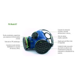 Fit Mask 87 Azul
