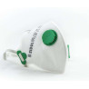 Foldable self-filtering mask P3DV, FFP3, with valve