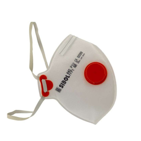 Mascarilla autofiltrante plegada P1... SIBOL | Lubricalia